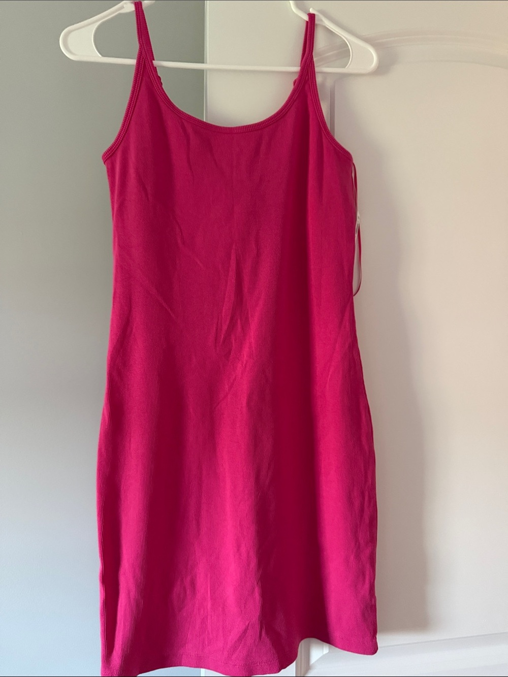 Old Navy Hot Pink Spaghetti Strap Mini Dress